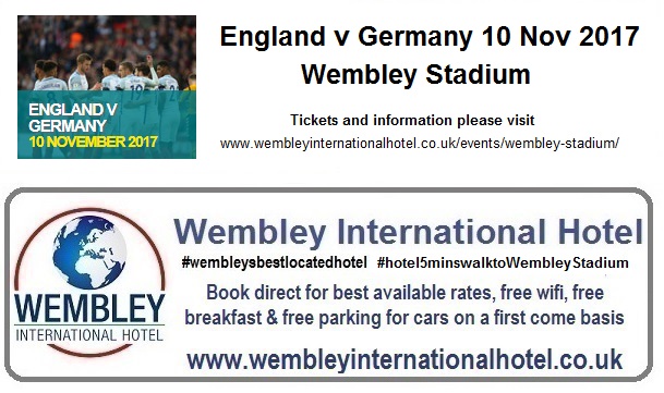 England v Germany Wembley 10 Nov