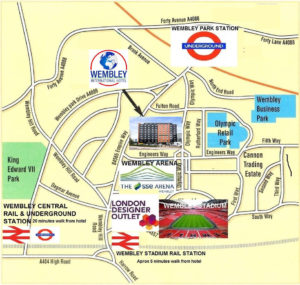 Hotel walking distance to Wembley Arena