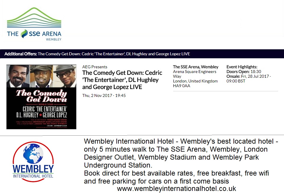 Cedric The Entertainer Wembley