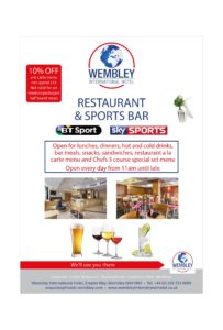 Empire Restaurant Wembley 10% discount off a la carte menu