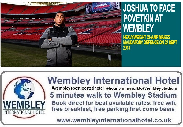 Joshua v Povetkin Wembley Stadium 22 Sep 2018