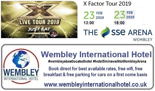 X Factor Live at The SSE Arena Wembley Feb 2019