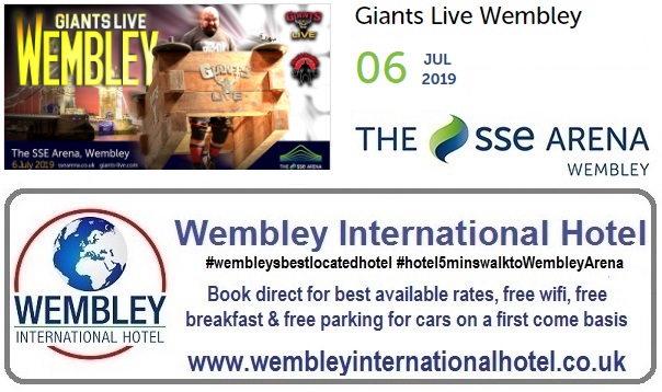 Giants Wembley Arena 2019
