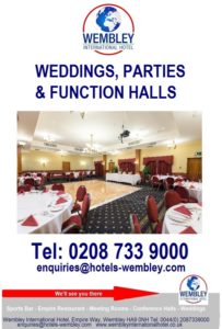 Functions and Weddings halls Wembley