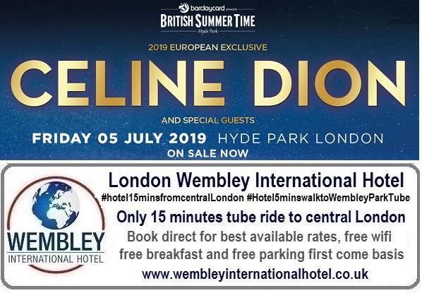 Celine Dion Hyde Park 2019