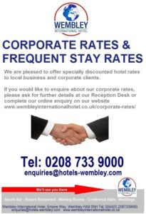 Corporate Rates Wembley International Hotel