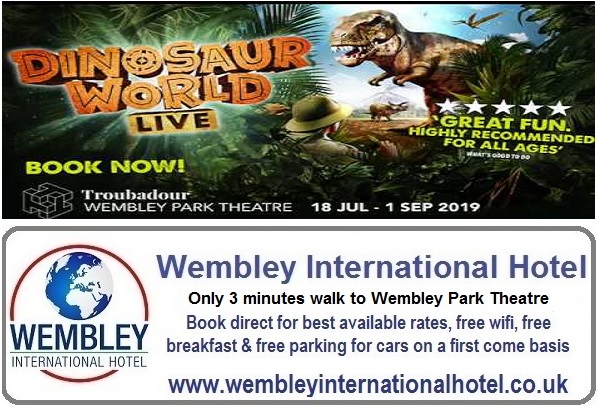 Wembley Theatre Dinosaurs Live 2019