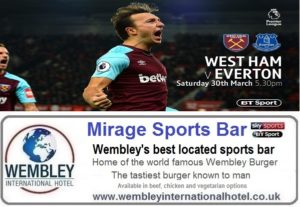 Live football Mirage Sports Bar Wembley