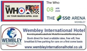 Wembley Arena The Who April 2020