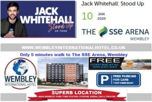 Wembley Arena Jack Whitehall Jan 2020