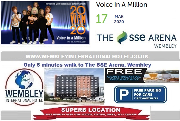 Wembley Arena Voice in a Million 17 Mar 2020