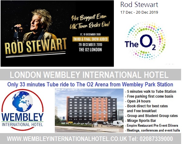 O2 Arena London Dec 2019 Rod Stewart
