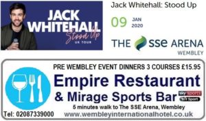 Pre Wembley Event Dinners