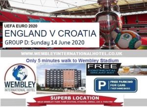 EURO 2020 Wembley Stadium England v Croatia June 2020