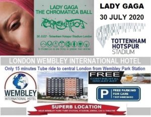 July 2020 Tottenham Stadium Lady Gaga