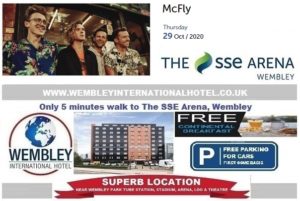 McFly rescheduled Wembley date 2020