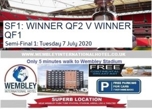 Euro 2020 first semi final Wembley