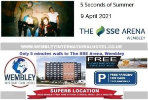 5 Seconds of Summer rescheduled Wembley concert 2021