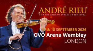 André Rieu performing live with the Johann Strauss Orchestra at OVO Arena Wembley 2026